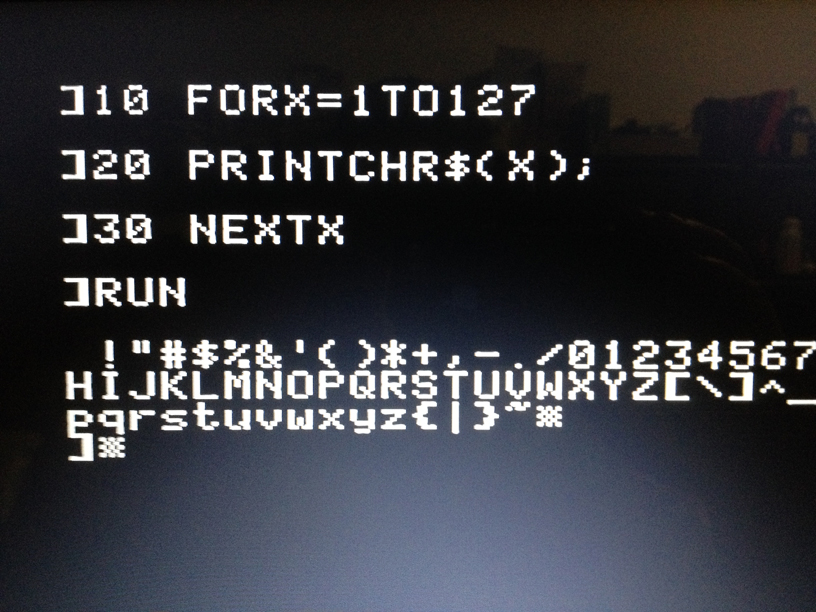 Does anyone recognize this Lowercase Character Generator ROM ...